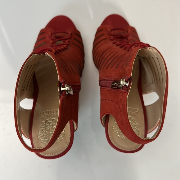 Vince Camuto Evalan Lace-Up Leather Heels Size 8.5 - Picture 8 of 16